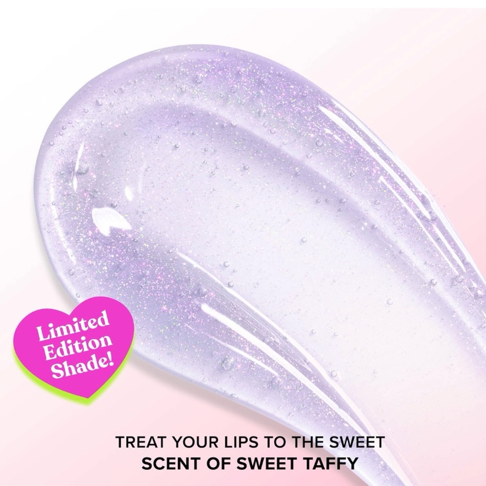 🔥 $12 Too Faced Kissing Jelly Gloss in Sweet Taffy - Picture 7 of 11